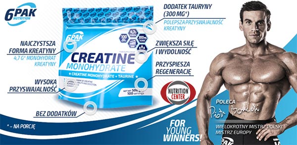 Supplément ergogénique de créatine monohydrate à action énergétique anabolisante, idéal pour augmenter la masse musculaire maigre
