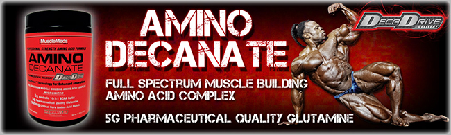 l'amino decanate est bcca avec de la glutamine et un aminogramme dans les essentiels complets