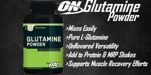 poudre de glutamine pour aider à la récupération après l'entraînement