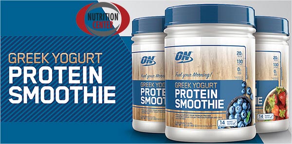 Yogourt grec protéiné Smoothie yogourt à base de protéines de lactosérum, une solution alternative pour le petit-déjeuner