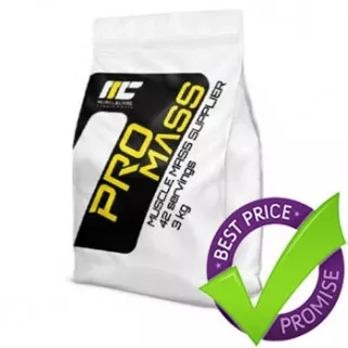 PRO Mass 3kg muscle care mass gainer puro a base di carboidrati e proteine