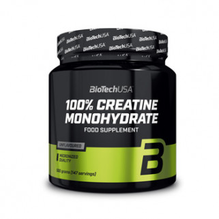 100% creatine monohydrate 500gr biotech usa