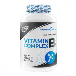 effective b complex 90tab 6pak nutrition