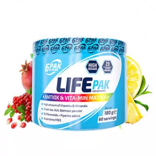 Life PAK Antiox 180g 6pak nutrition