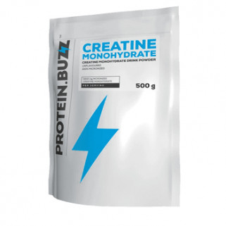 Creatine Monohydrate Powder 500g protein buzz