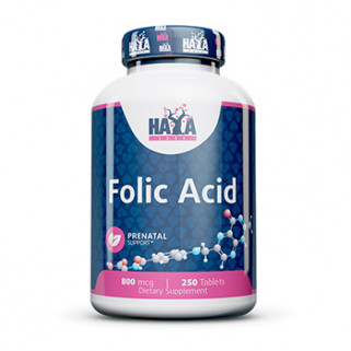 Folic Acid 800mcg 250tab haya labs