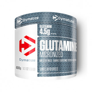 glutammina micronizzata in polvere da 400g by dymatize