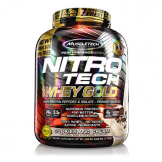 Nitro-Tech 100% Whey Gold 2,51kg muscletech