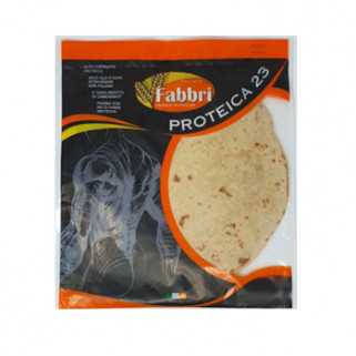 Protéine Piadina 23 Hamburger 4x55g fabbri