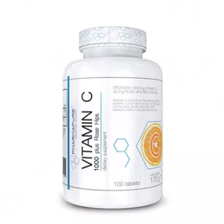 vitamin c 1000 + rose hips 100tav pharmapure