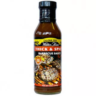 Barbecue Sauce Thick 'N Spicy 340gr walden farms