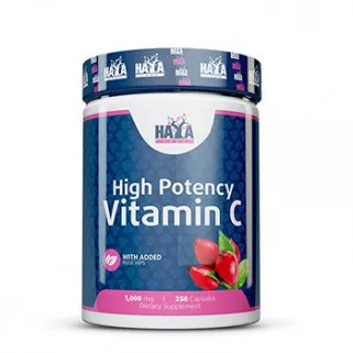 Vitamine C 1000 with rose hips 250cps haya labs