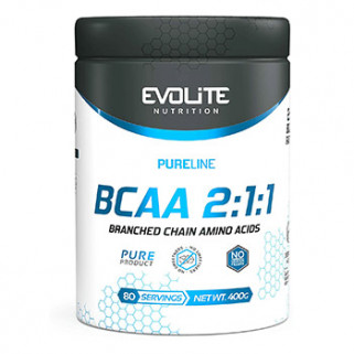 Pure Bcaa 2:1:1 400g evolite nutrition