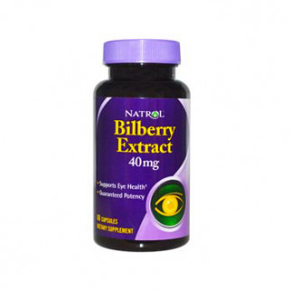 Bilberry Extract 40mg 60cps natrol