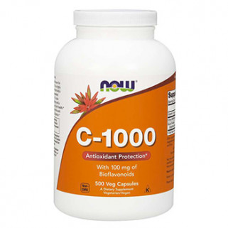 c-1000 whit bioflavonoids 500cps now foods