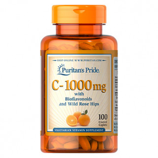 c-1000 whit bioflavonoids + rose hips 250cps puritans pride