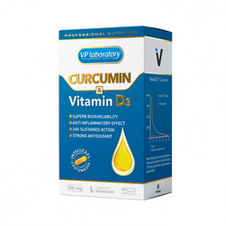 Curcumin & Vitamin D3 60cps vplab