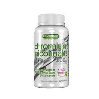 Cromo Picolinato 200mcg 100cps quamtrax nutrition