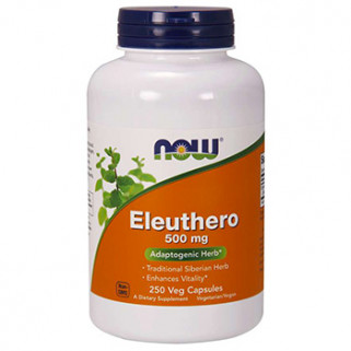 eleuthero 500mg 250 cps now foods