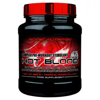 hot blood 3.0 820g scitec nutrition