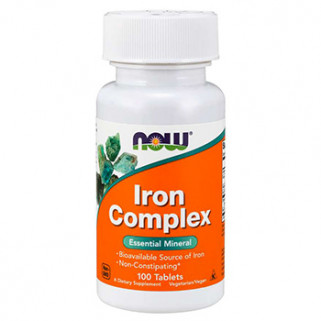 iron complex 100tablets now foods