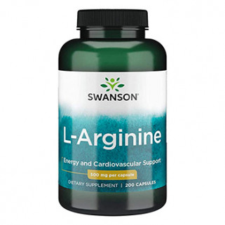 L-Arginine 500mg 200cps swanson