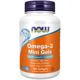 omega-3 mini gels 90cps now foods