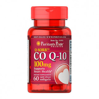 q-sorb co q10 100 mg 60cps puritans pride