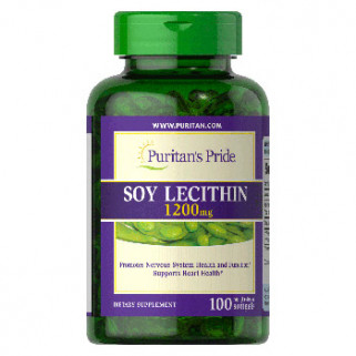 Soy Lecithin 1200mg 100cps puritan's pride