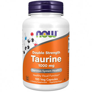 taurine 1000mg 100cps now foods