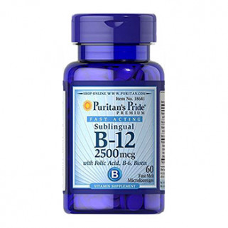 Vitamin B12 2500mcg 60cps puritan's pride
