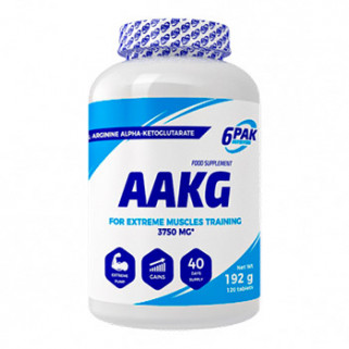 AAKG 120 tabs 6Pak